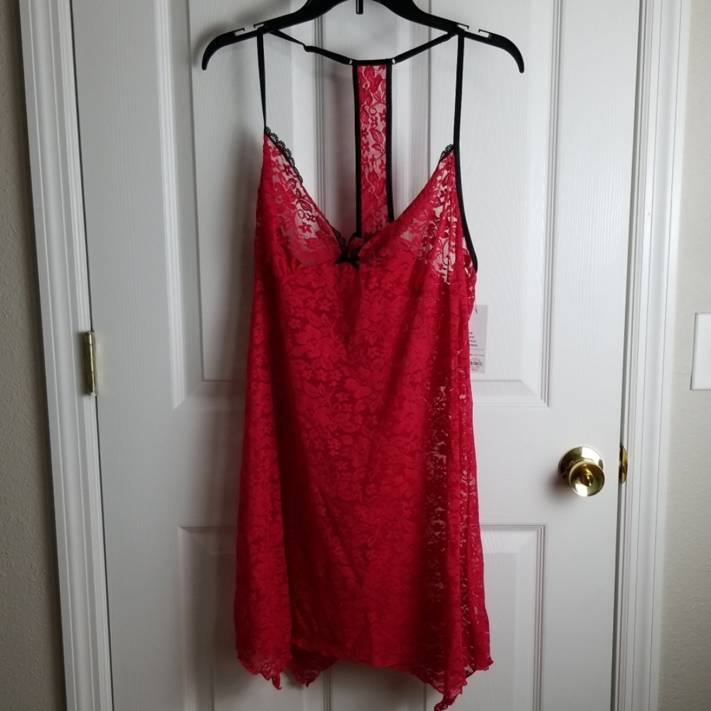 Red and black teddy